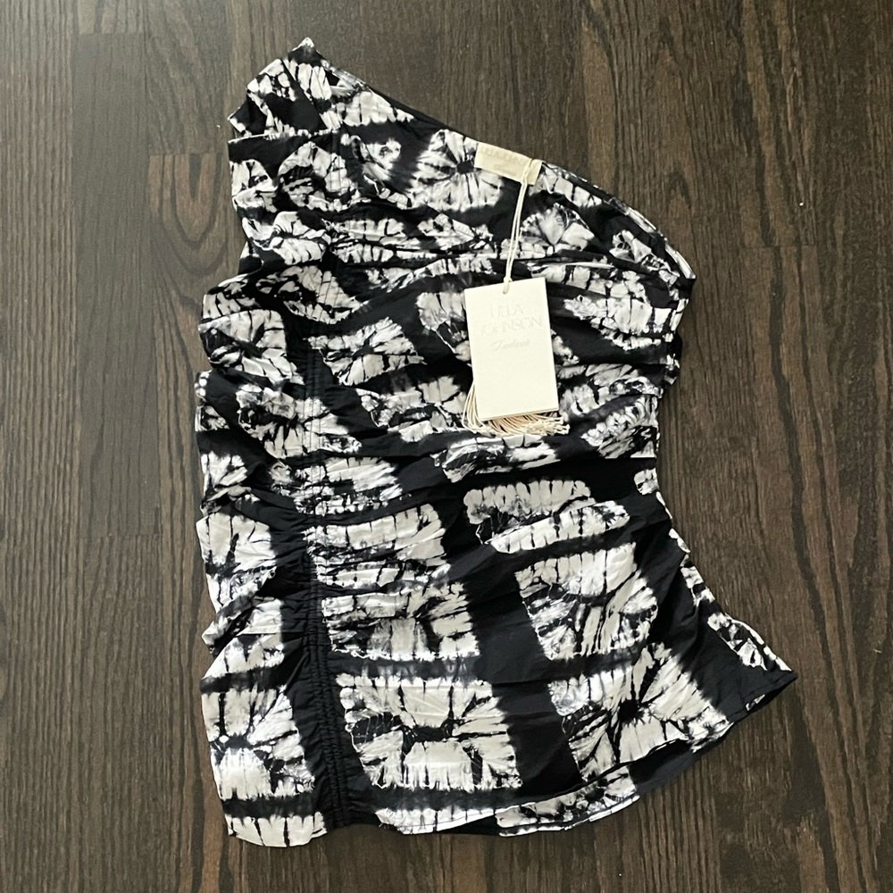 Ulla Johnson Senta Top Black & White 6 NWT